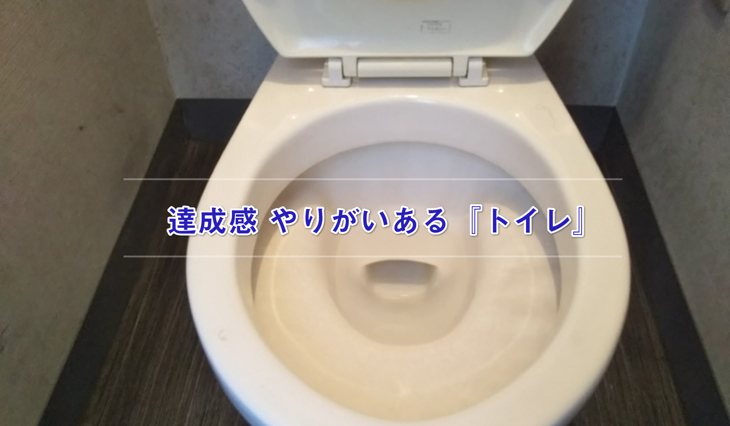 綺麗になった洋式便器