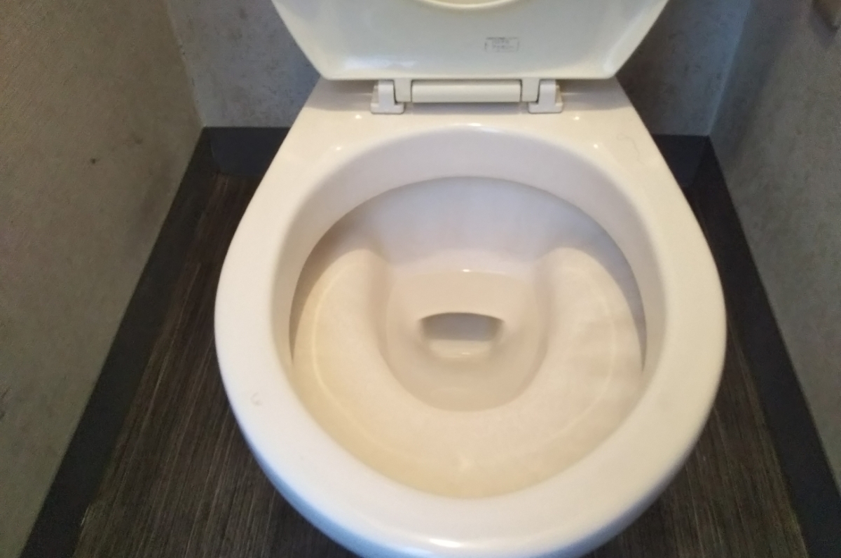 綺麗になった洋式便器